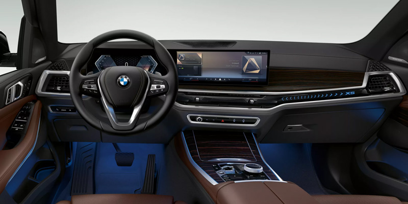 BMW X5 interior with modern features