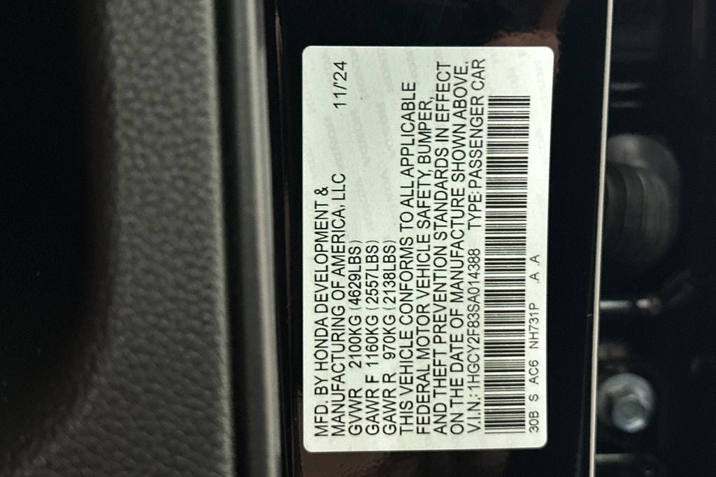 2025 Honda Accord Hybrid Touring