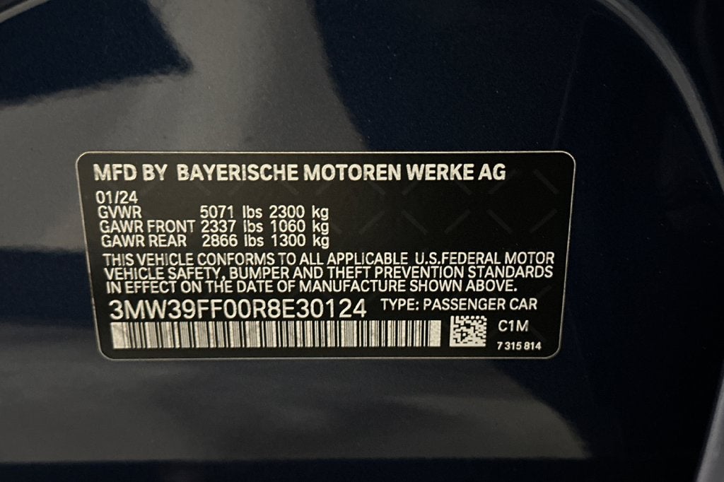 2024 BMW 3 Series 330e iPerformance