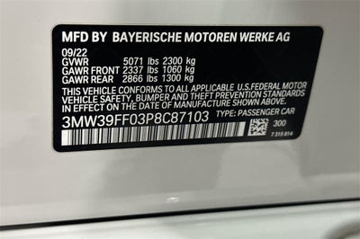 2023 BMW 3 Series 330e iPerformance