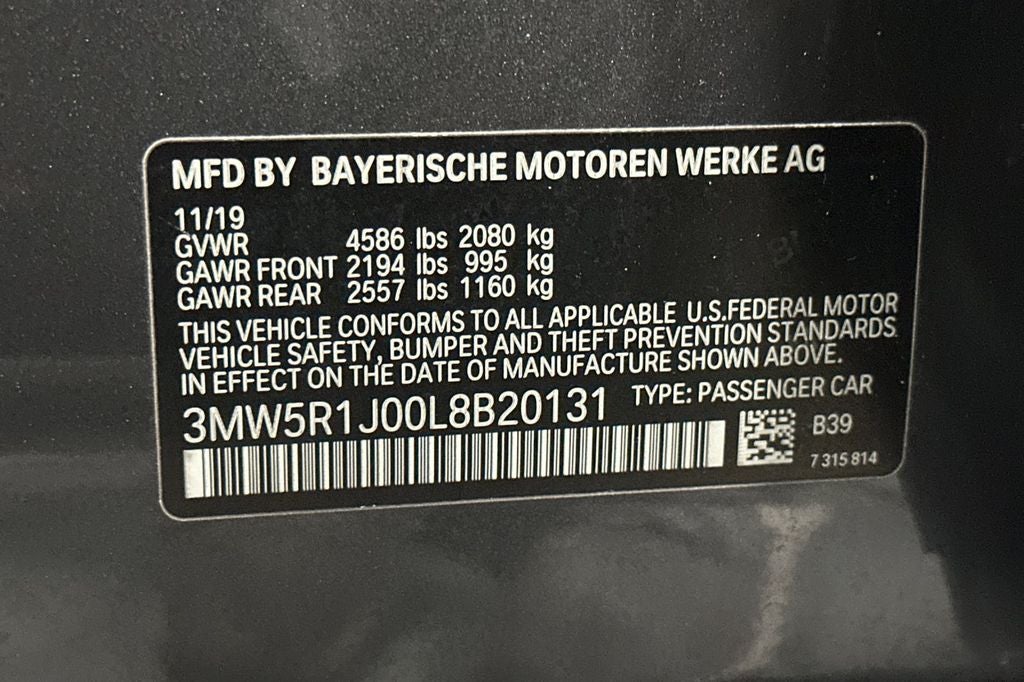 2020 BMW 3 Series 330i