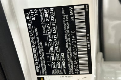 2016 Mercedes-Benz GLE GLE 350 4MATIC®