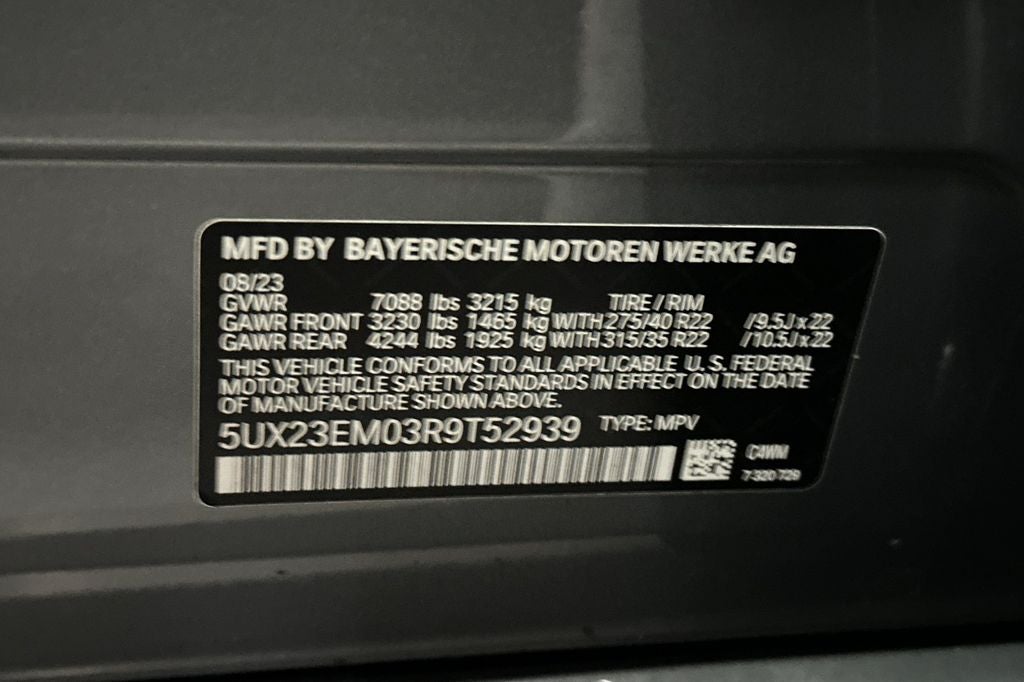 2024 BMW X7 xDrive40i