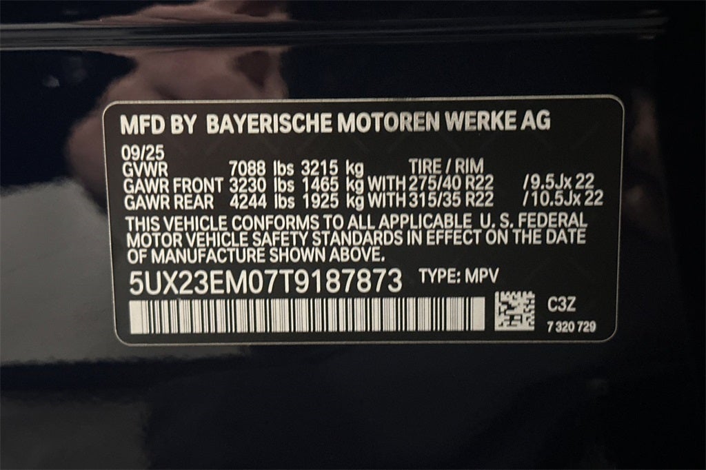 2026 BMW X7 xDrive40i