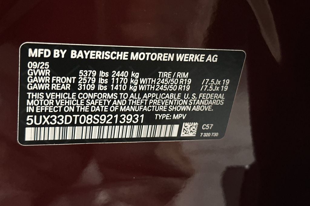 2025 BMW X4 xDrive30i