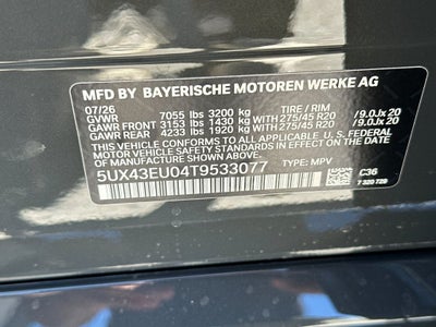2026 BMW X5 xDrive50e