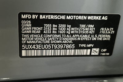 2026 BMW X5 xDrive50e