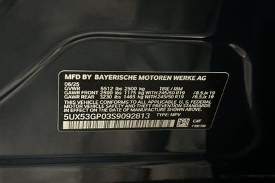 2025 BMW X3 30 xDrive
