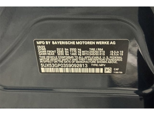 2025 BMW X3 30 xDrive