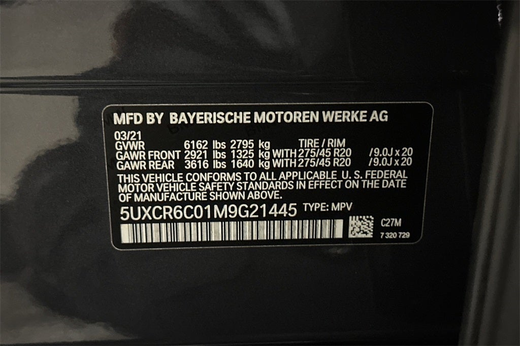 2021 BMW X5 xDrive40i