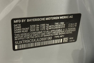 2018 BMW X3 xDrive30i