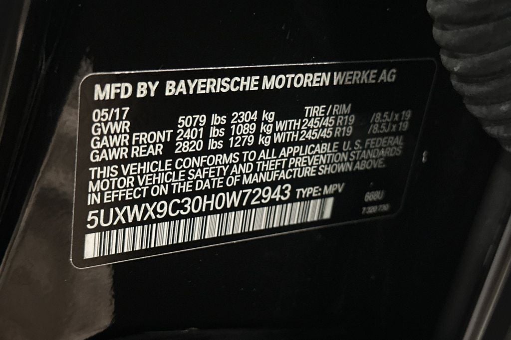 2017 BMW X3 xDrive28i