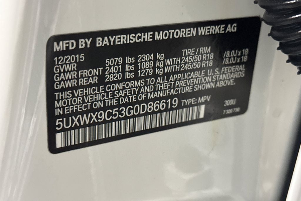 2016 BMW X3 xDrive28i