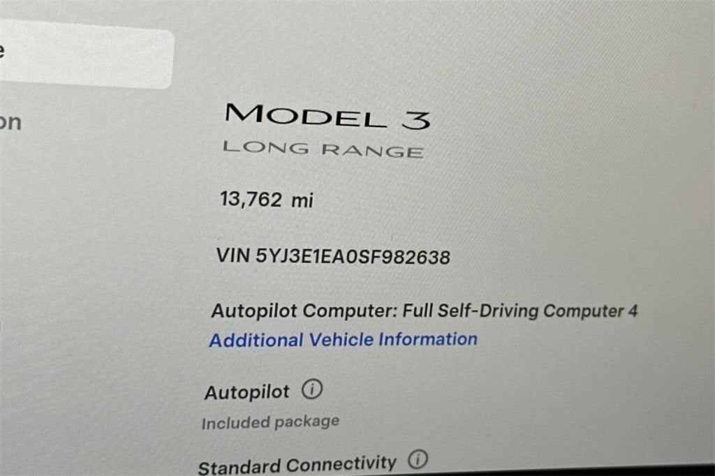2025 Tesla Model 3 Long Range