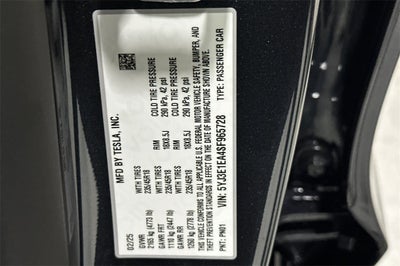 2025 Tesla Model 3 Long Range