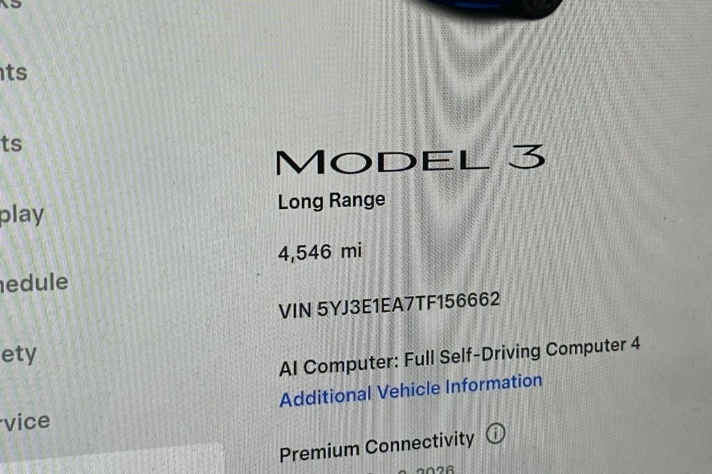 2026 Tesla Model 3 Premium