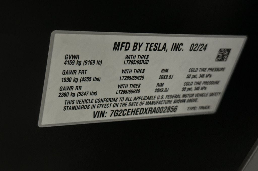 2024 Tesla Cybertruck Base