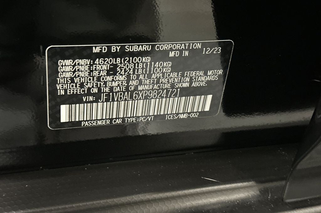 2023 Subaru WRX Limited