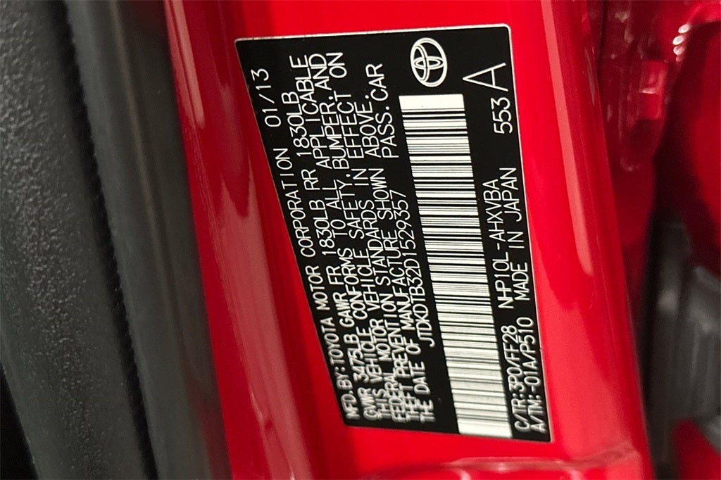 2013 Toyota Prius c Two