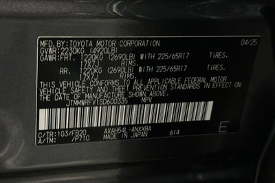 2025 Toyota RAV4 Hybrid LE