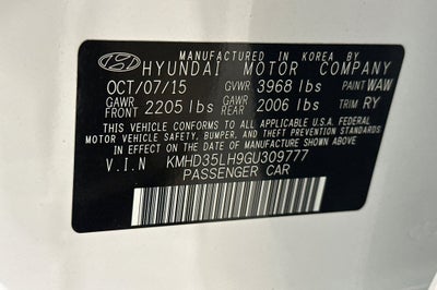 2016 Hyundai Elantra GT Base