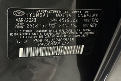 2023 Hyundai Sonata Hybrid SEL