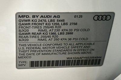 2025 Audi Q5 45 S line Premium quattro