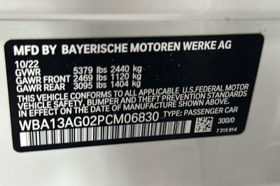 2023 BMW 5 Series 530e iPerformance