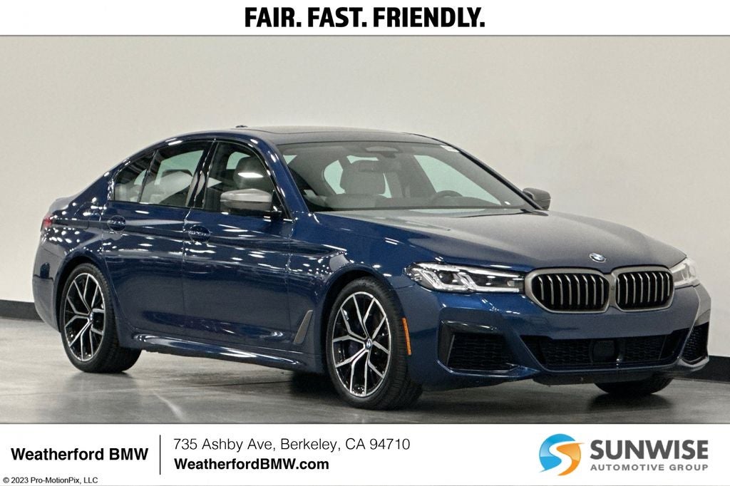 2021 BMW 5 Series M550i xDrive Sedan's photo