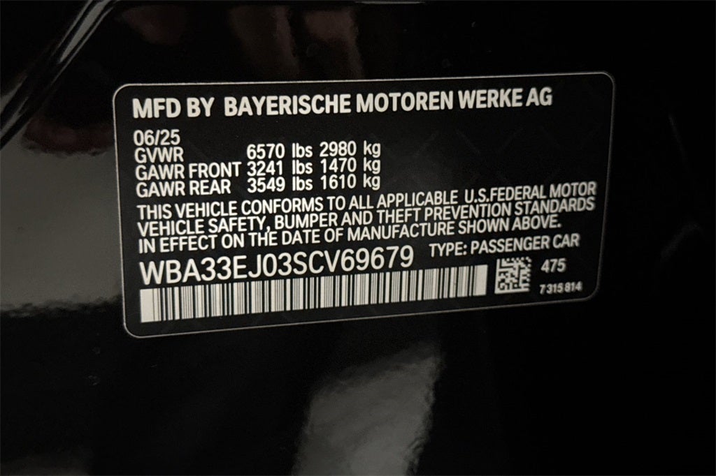 2025 BMW 7 Series 760i xDrive