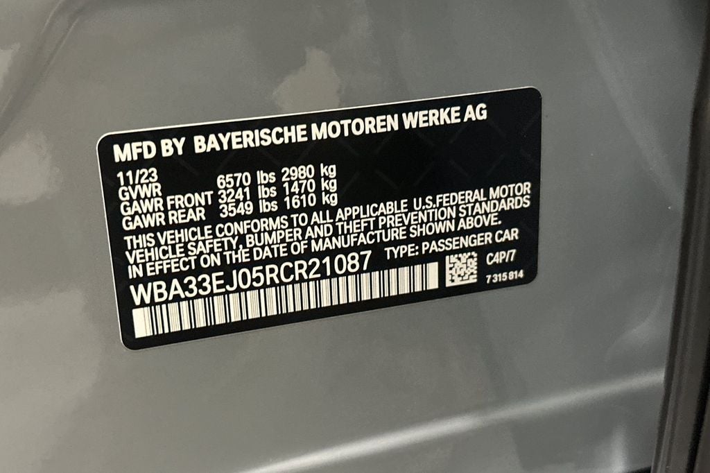 2024 BMW 7 Series 760i xDrive
