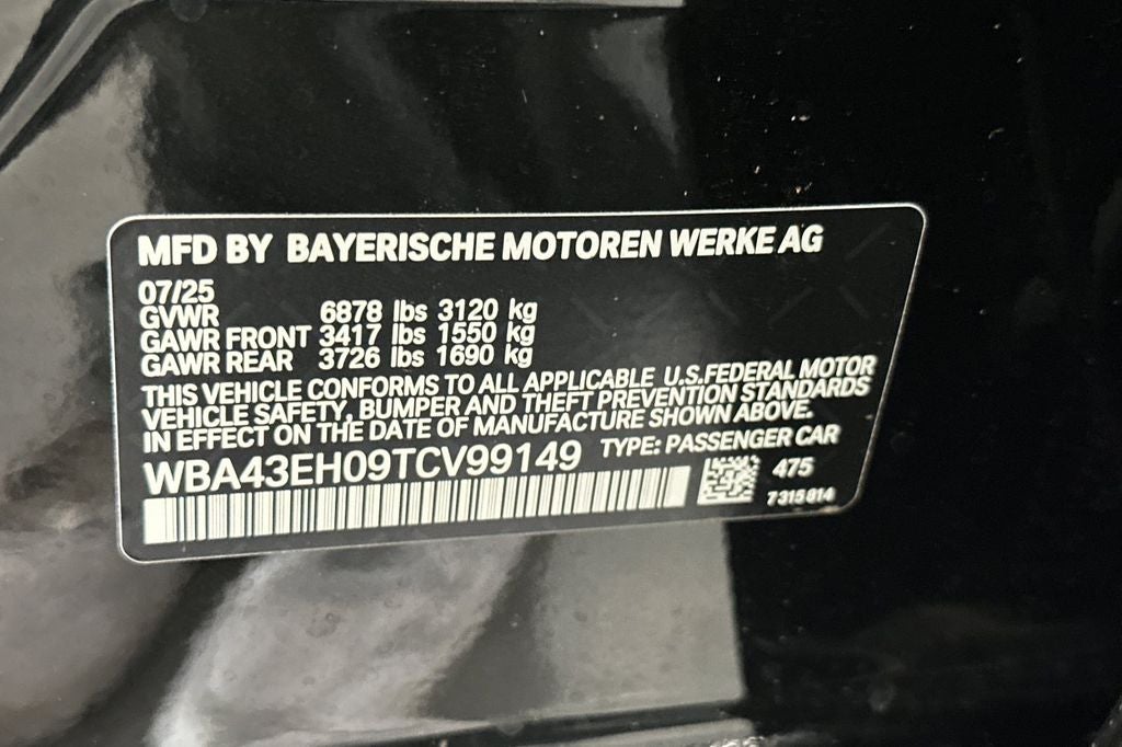 2026 BMW 7 Series 750e xDrive