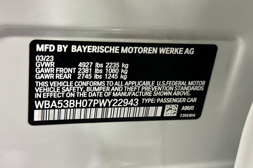 2023 BMW 5 Series 530i