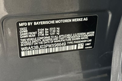 2023 BMW 5 Series 540i