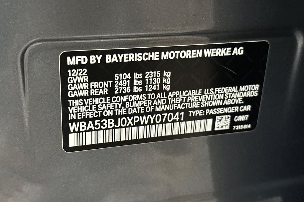 2023 BMW 5 Series 540i