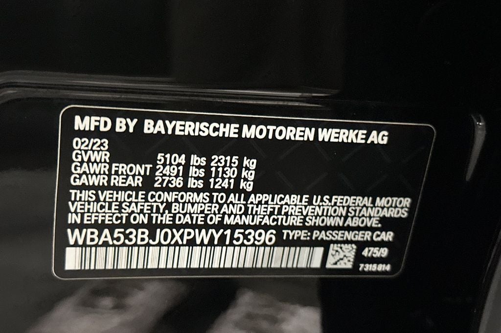2023 BMW 5 Series 540i