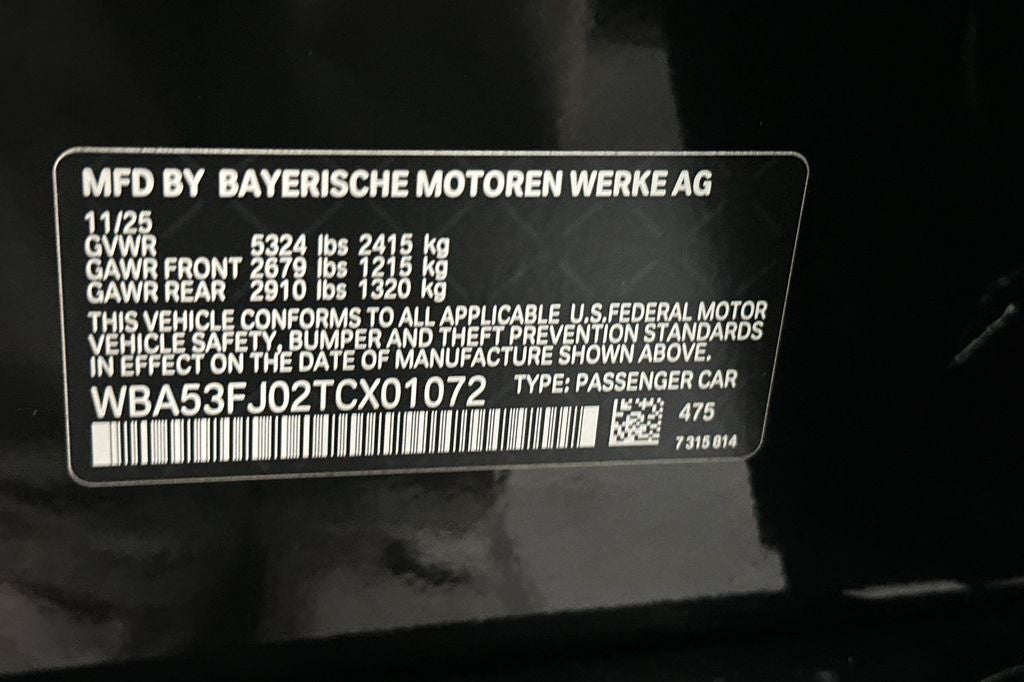 2026 BMW 5 Series 530i xDrive