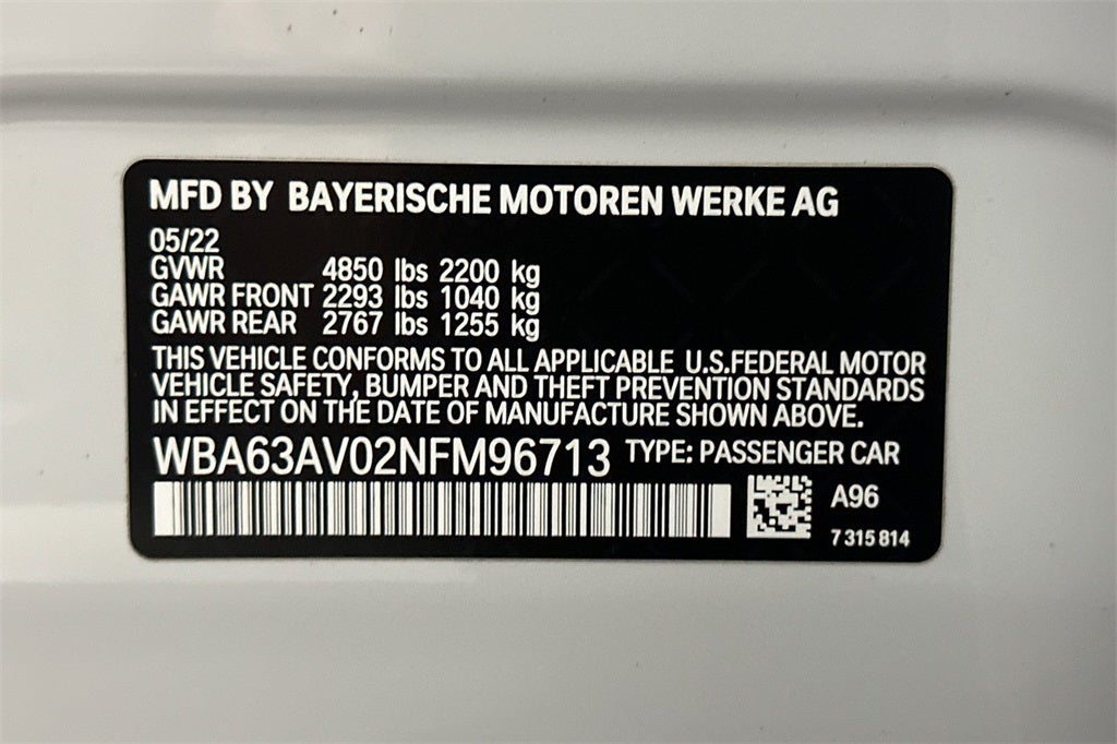 2022 BMW 4 Series 430i Gran Coupe