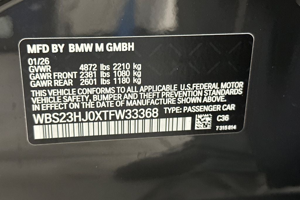 2026 BMW M3 Competition