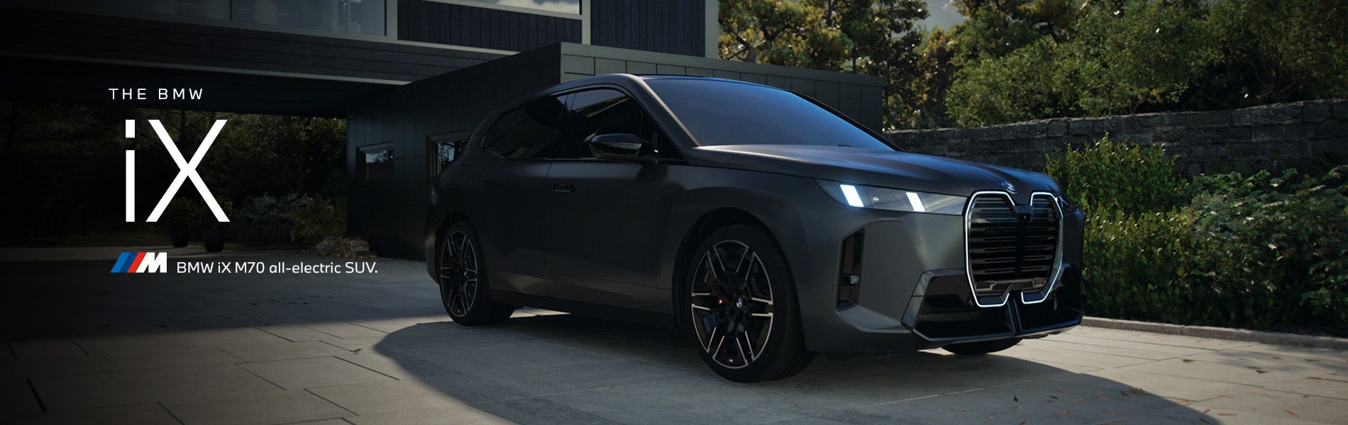 The BMW iX M70 parked. Click to learn more. | Weatherford BMW of Berkeley in Berkeley CA