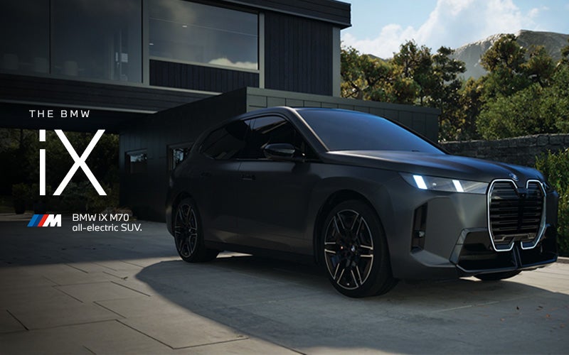 The BMW iX M70 parked. Click to learn more. | Weatherford BMW of Berkeley in Berkeley CA