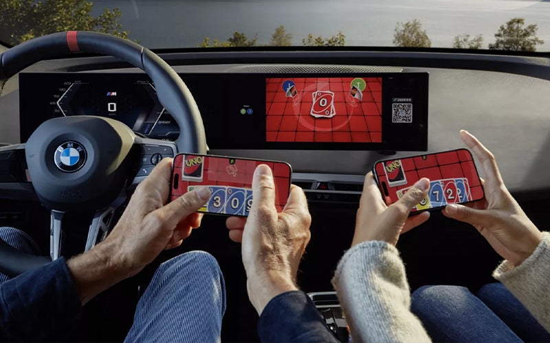 The BMW Curved Display AirConsole. | Weatherford BMW of Berkeley in Berkeley CA