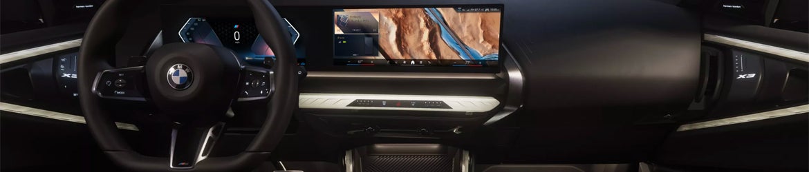 The infotainment system of the 2025 BMW X3 in Berkeley, CA