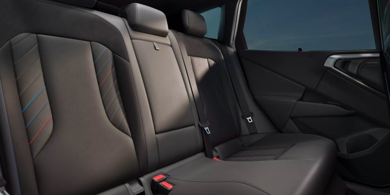 The interior seating in the 2025 BMW X3 in Berkeley, CA