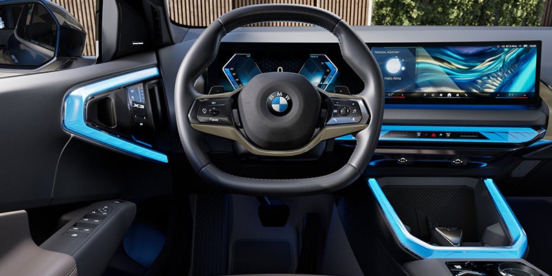 The steering column on the 2025 BMW X3 in Berkeley, CA