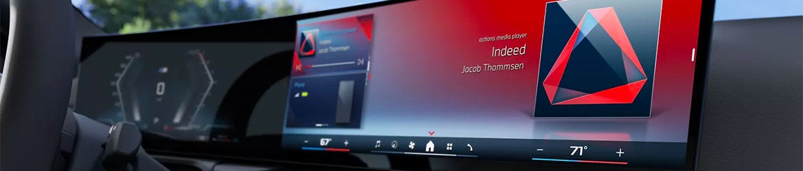 The infotainment system of the 2025 BMW i4 in Berkeley, CA