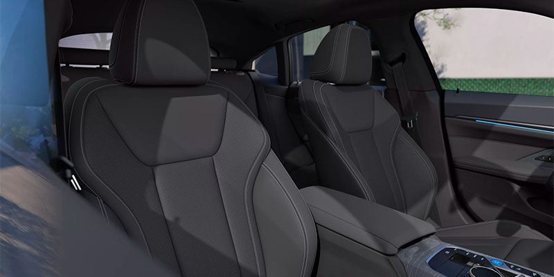 The seating in the 2025 BMW i4 in Berkeley, CA