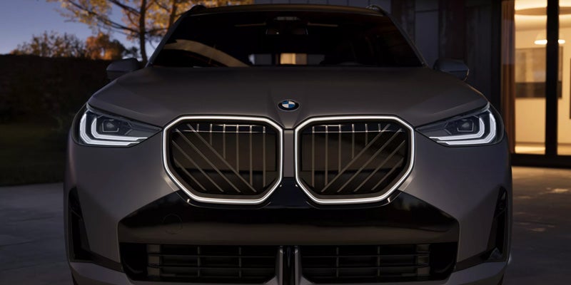 The front grille of the 2026 BMW X3 in Berkeley, CA