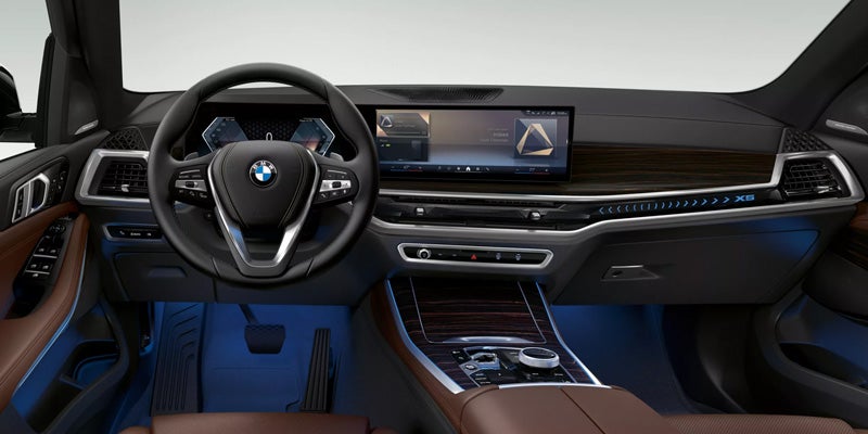 The packed infotainment system of the 2026 BMW X5 in Berkeley, CA