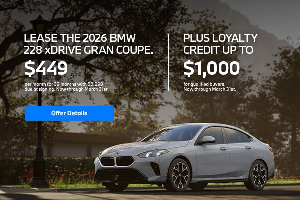 2026 BMW 228 XDRIVE LEASE OFFER
